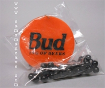 Bud King of Beers Halloween Mardi Gras Beads