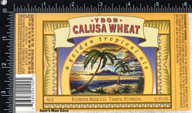 Ybor Calusa Wheat Beer Label