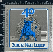 Schlitz Malt Liquor Label