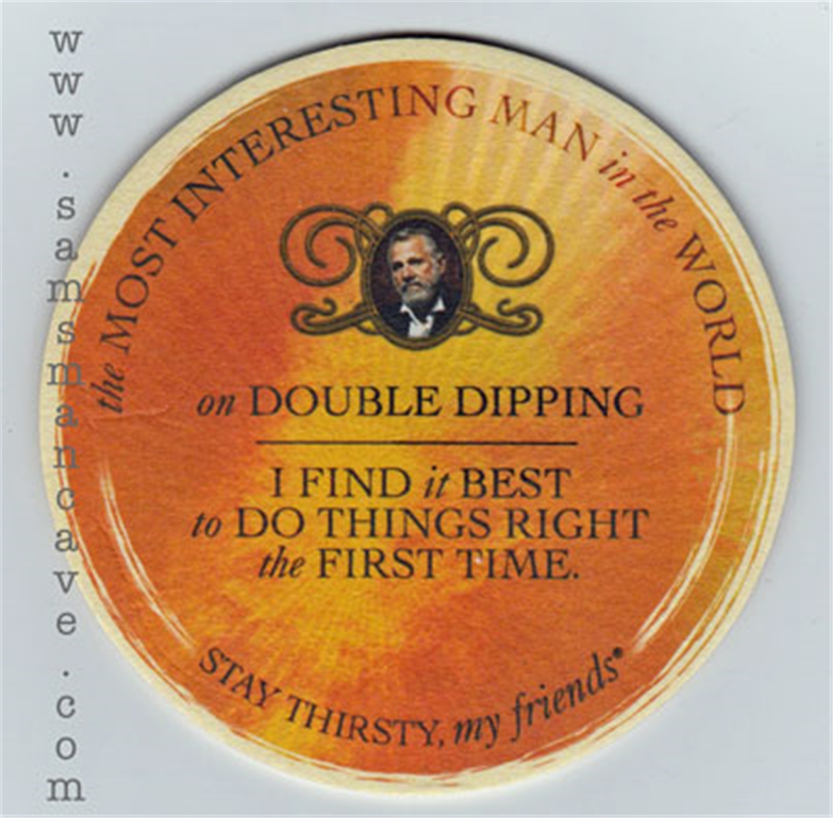 Dos Equis Double Dipping Beer Coaster