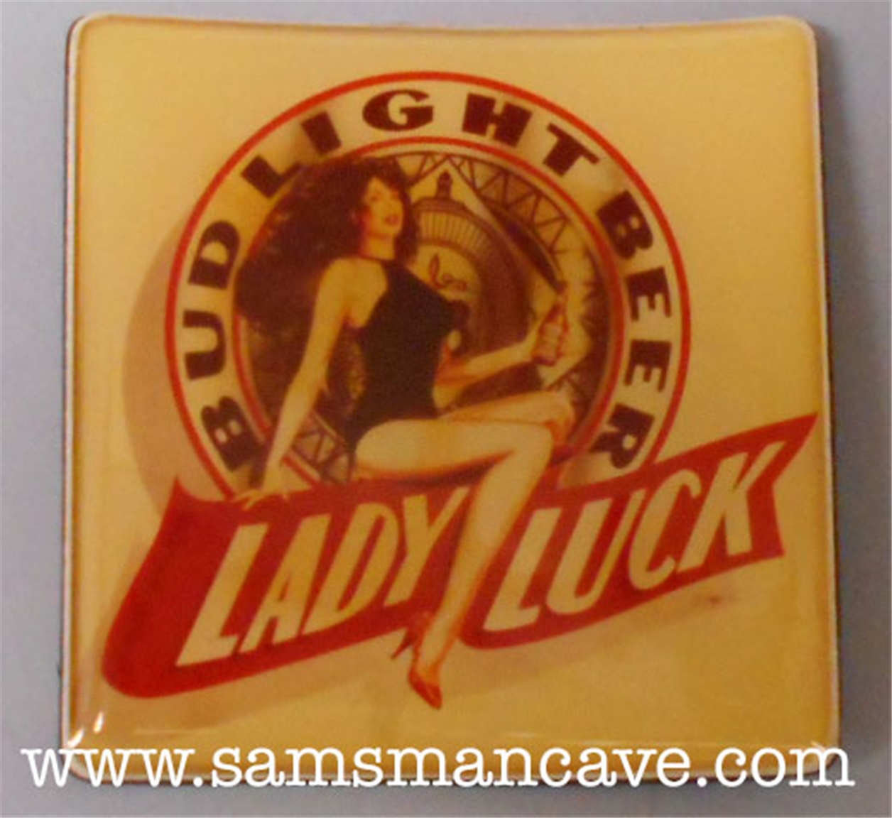 Bud Light Lady Luck Magnet