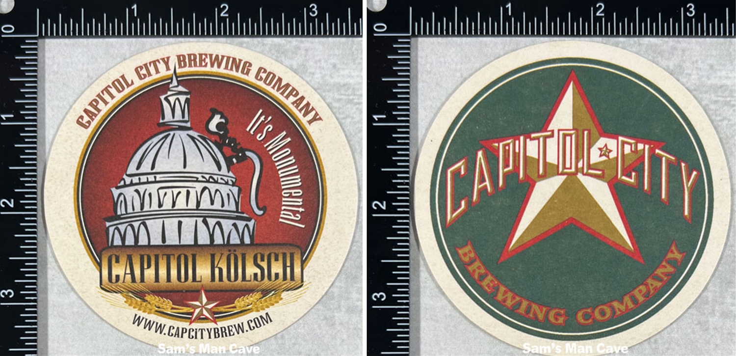 Capitol City Brewing Capitol Kolsch Coaster