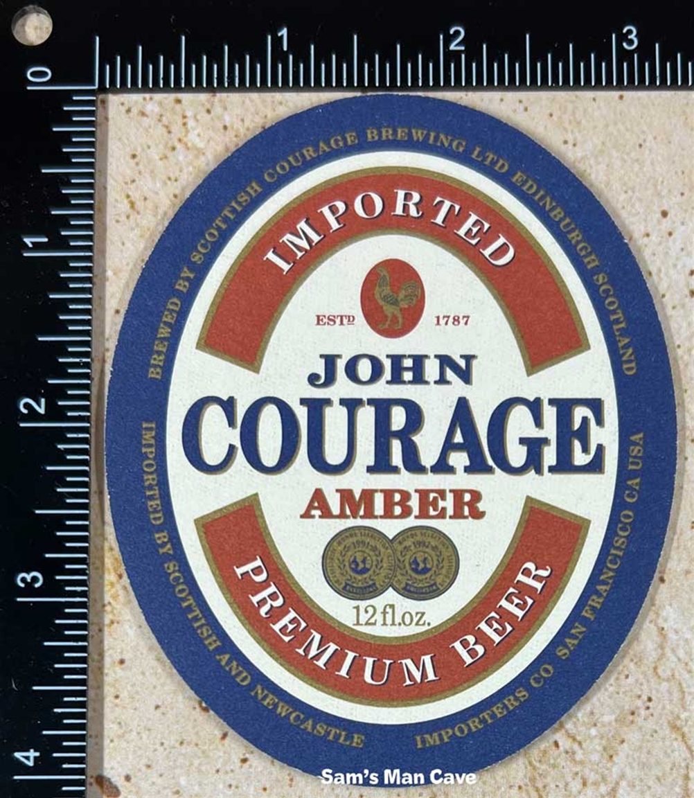 John Courage Beer Coaster