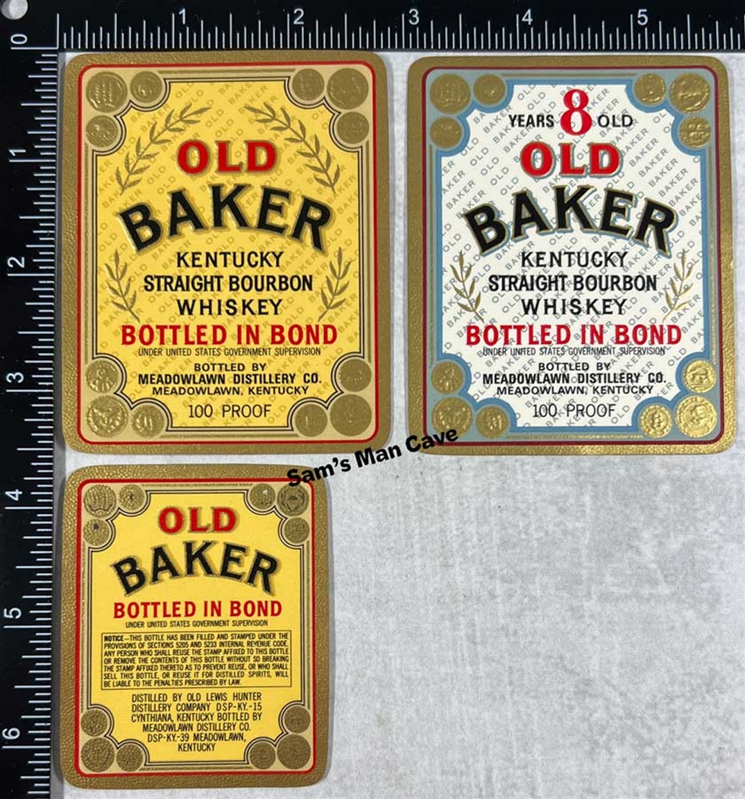 Old Baker Label Set