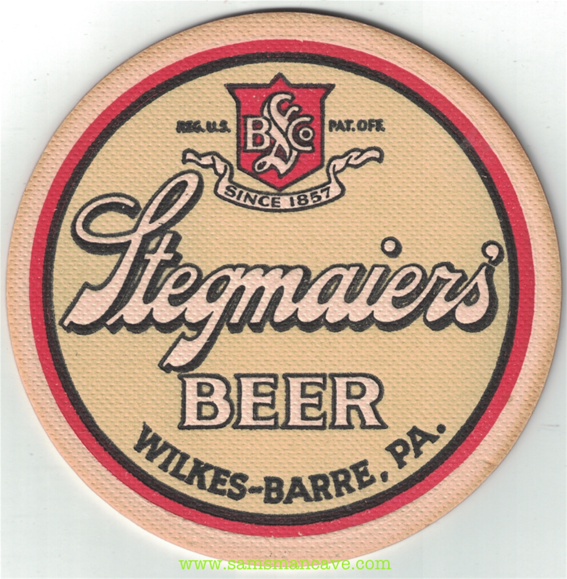 Stegmaier's Beer Coaster