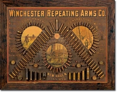 Winchester Repeating Arms Tin Sign