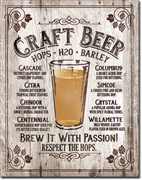 Brew It Passion Metal Sign
