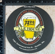 74th Street Ale House Beer Coaster