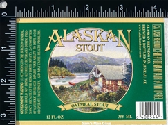 Alaskan Stout Beer Label