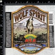 Midnight Sun Brewing Wolf Spirit Sparkling Ale Label