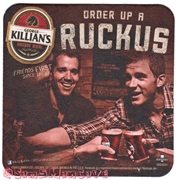 George Killians Irish Ruckus Beer Coaster