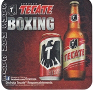 Tecate Boxer Beer Coaster