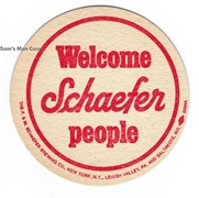Schaefer People Beer Coaster