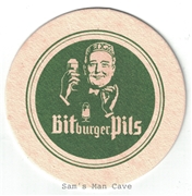 Bitburger Pils Beer Coaster