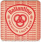 Ballantine Premium Lager Ale Beer Coaster