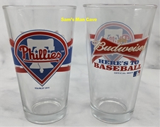 Budweiser Philadelphia Phillies Pint Set