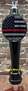 Thin Red Line Flag Tap Handle