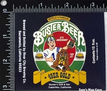 River City Buster Beer 49er Gold Label