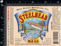 Mad River Steelhead Ale Label