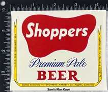 Shopper Premium Pale Beer Label