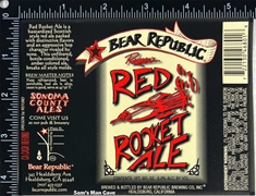 Bear Republic Red Rocket Ale Label