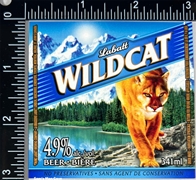 Labatt Wildcat Beer Label 