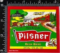 Old Style Pilsner Beer Bière Label