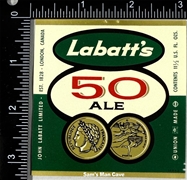 Labatt 50 Ale Label 