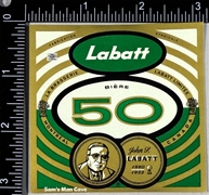 Labatt 50 Biere Label 