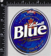 Labatt Blue Pilsener Label 