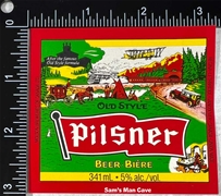 Old Style Pilsner Beer Bière Label