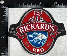 Rickard's Red Beer Label