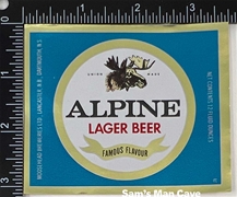 Alpine Lager Beer Label