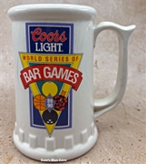 Coors Light World Series of Bar Games Mug