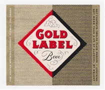 Gold Label Beer Label
