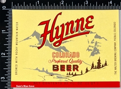 Hynne Colorado Beer Label