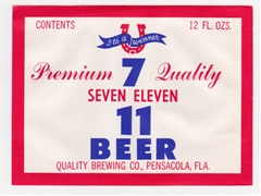 7 11 Beer Label