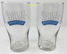 Samuel Adams Winter Lager Glass Set of Two