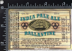 Ballantine India Pale Ale Label