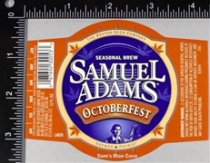 Samuel Adams Octoberfest Beer Label