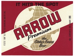Arrow Premium Beer Label