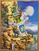 Molson Golden Mountain Climbing Poster