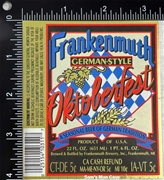 Frankenmuth Oktoberfest Beer Label