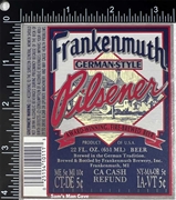 Frankenmuth Pilsener Beer Label