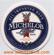 Michelob Light A&Eagle Round Beer Coaster