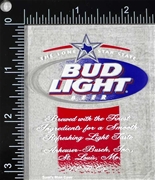 Bud Light Lone Star State Sticker Label