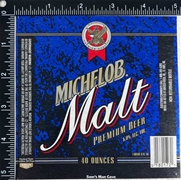 Michelob Malt Premium Beer Label