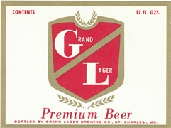Grand Lager Premium Beer Label