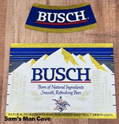 Busch ME VT CT Refund Beer Label