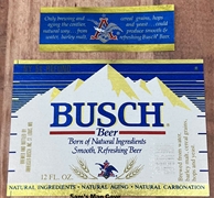 Busch NY Refund Beer Label